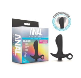 Anal Adventures Vibrating Prostate Massager 01 Black, Blush