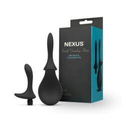 Nexus Anal Douche Set 3pc Silicone Black