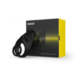 Nexus Enhance Vibrating Cock & Ball Ring Black Silicone