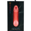 Sensuelle Trinitii Suction Tongue Vibe Coral