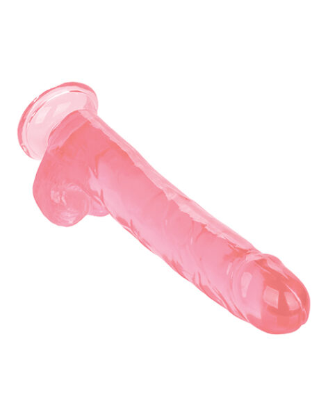 Size Queen 10in Dildo w/Balls Pink, CalExotics