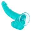 Size Queen 12in Dildo w/Balls Blue, CalExotics