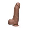 Master D 10.5in FirmSkyn Dildo w/Balls Caramel, Doc Johnson