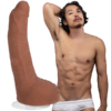 Leo Vice Dildo 7.5in Uncut w/Balls Caramel Asian, Doc Johnson