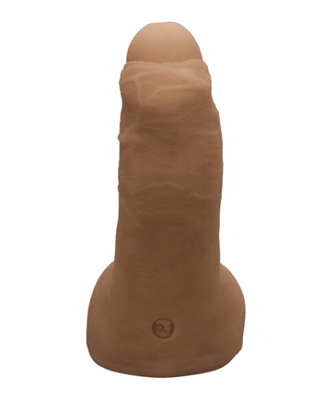 Leo Vice Dildo 7.5in w/Balls Caramel Asian