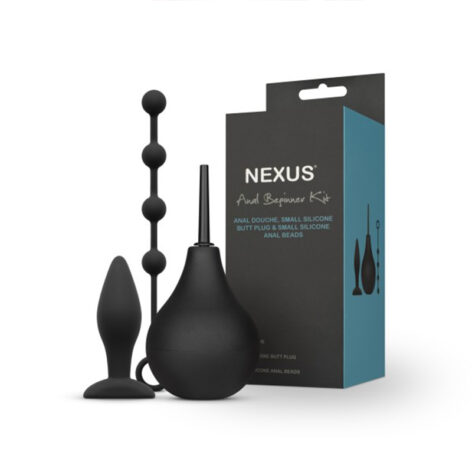 Nexus Anal Beginner Kit 3pc Silicone Black