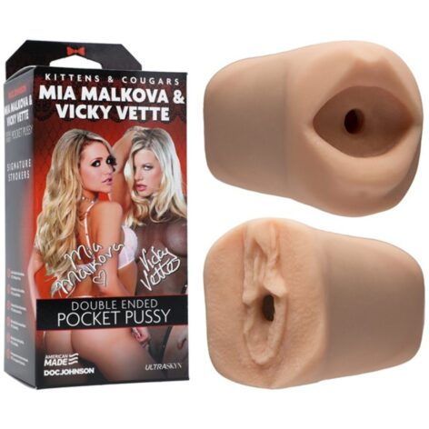 Mia Malkova & Vicky Vette Pocket Pussy & Mouth