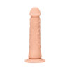 RealRock 7in Realistic Dildo w/Suction Cup Beige, Shots