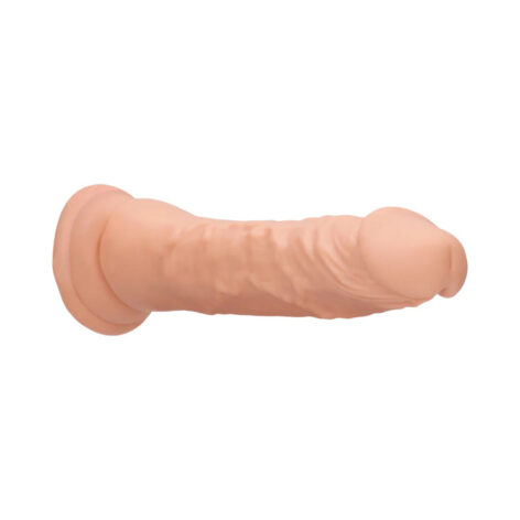 RealRock 7in Realistic Dildo w/Suction Cup Beige, Shots