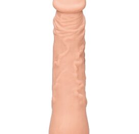 RealRock 8in Realistic Dildo w/Suction Cup Beige, Shots RealRock 8in Realistic Dildo w/Suction Cup Beige, Shots