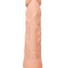 RealRock 8in Realistic Dildo w/Suction Cup Beige, Shots