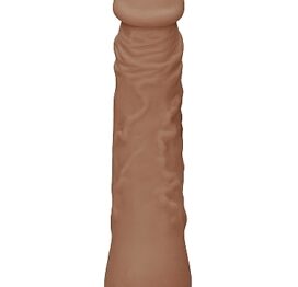 RealRock 8in Realistic Dildo w/Suction Cup Tan, Shots