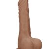 RealRock 9in Realistic Dildo w/Balls Tan, Shots