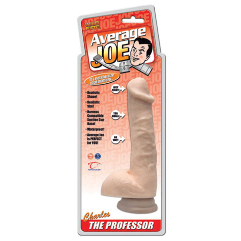 Average Joe Professor Charles 7.5in Dildo Beige