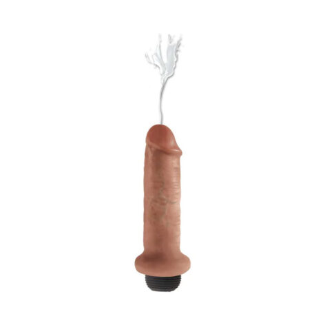 King Cock 6in Squirting Dildo Tan, Pipedream