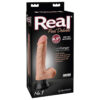 Real Feel Deluxe #1 Dildo 6.5" Vibe w/Balls Beige