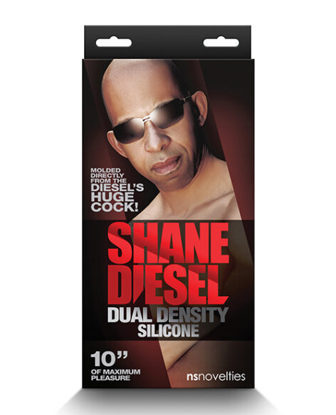 Shane Diesel Dildo Dual Density 10in w/Balls