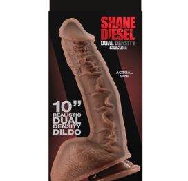 Shane Diesel Dildo Dual Density 10in w/Balls