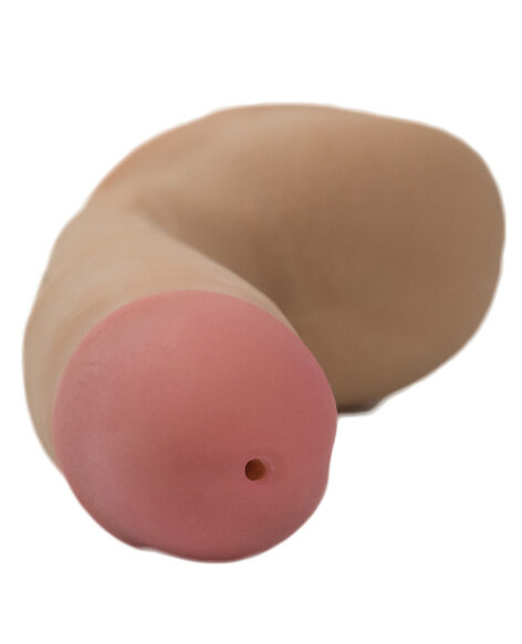 Squirtz Squirting Dildo 8.5in w/Balls Beige, Topco