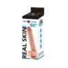 Get Lucky Real Skin Dildo 9in w/Balls Beige