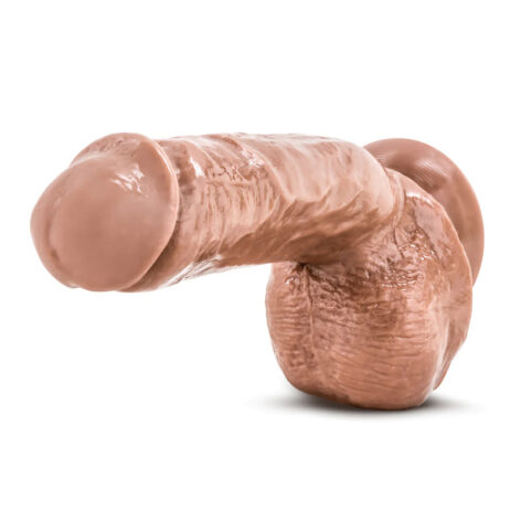 Mister Grande Dildo X5 8.5in w/Balls Brown, Blush