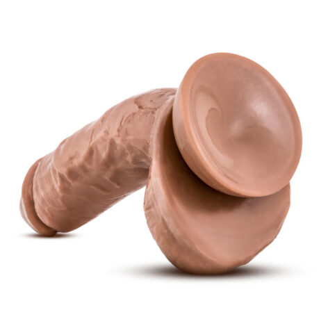 Mister Grande Dildo X5 8.5in w/Balls Brown, Blush