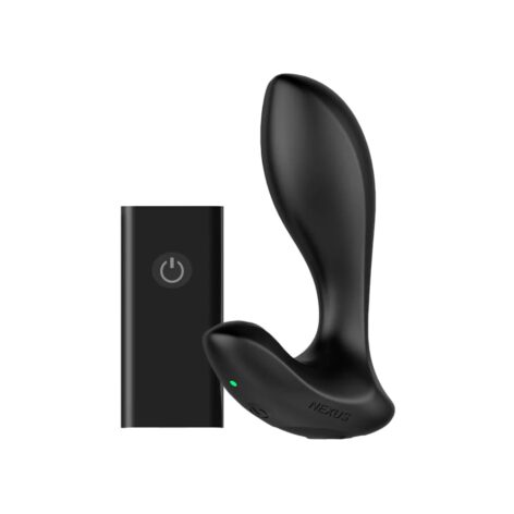 Nexus Duo Rechargeable Vibrating Butt Plug Small Black