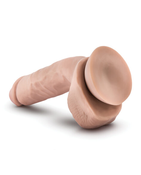 X5 Hard On Dildo 8.5in w/Balls Beige, Blush