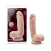 X5 Hard On Dildo 8.5in w/Balls Beige, Blush X5 Hard On Dildo 8.5in w/Balls Beige, Blush