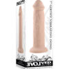 7" Girthy Vibrating Dildo Light Beige, Evolved