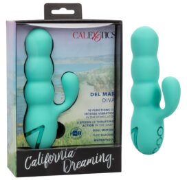 California Dreaming Del Mar Diva Rabbit Vibe Blue Teal