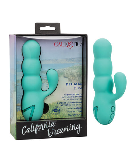 California Dreaming Del Mar Diva Rabbit Vibe Teal