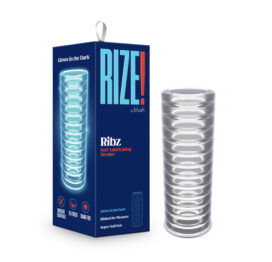 RIZE Ribz Stroker Glow in the Dark Clear, Blush