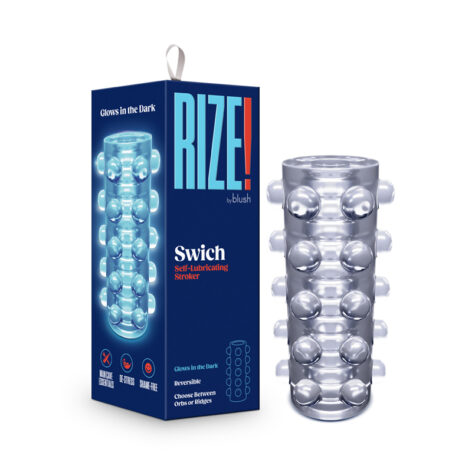 RIZE Swich Stroker Glow in the Dark Clear, Blush