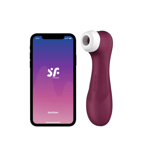 Satisfyer Pro 2 Generation 3 Connect App Wine Red