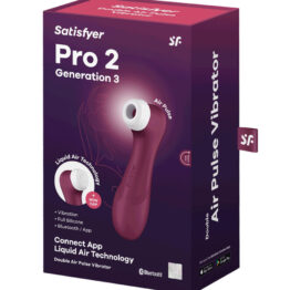 Satisfyer Pro 2 Generation 3 Connect App Wine Red