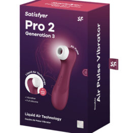 Satisfyer Pro 2 Generation 3 Wine Red
