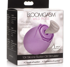 Bloomgasm Wild Rose 10X Clit Stimulator Purple, INMI