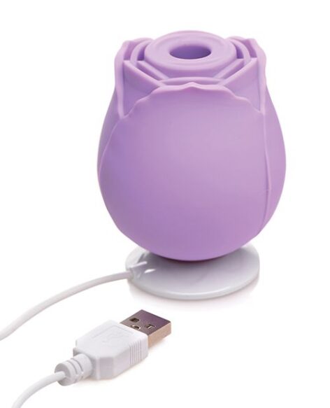 Bloomgasm Wild Rose 10X Suction Clit Stimulator Purple, INMI