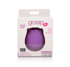 Cum Into Bloom Rose Flirt Clit Stimulator Violet