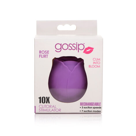 Cum Into Bloom Rose Flirt Clit Stimulator Violet