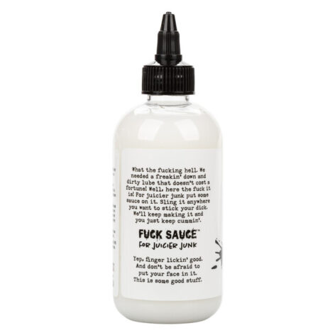 Fuck Sauce Cum Scented Lube Water Based 8oz, CalExotics