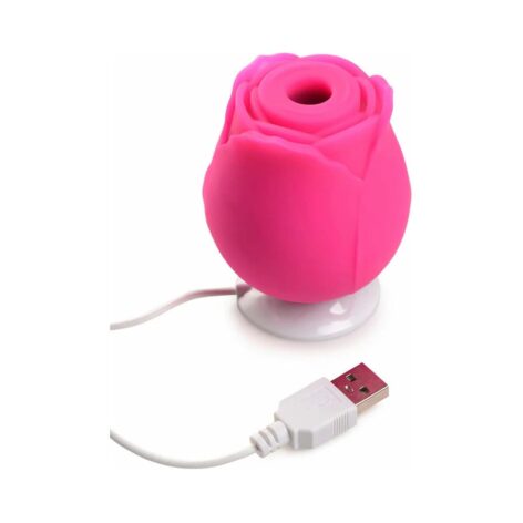 Gossip Cum Into Bloom Clitoral Stimulator Rose Crush Magenta