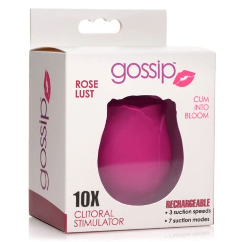 Gossip Cum Into Bloom Clitoral Stimulator Rose Lust Pink