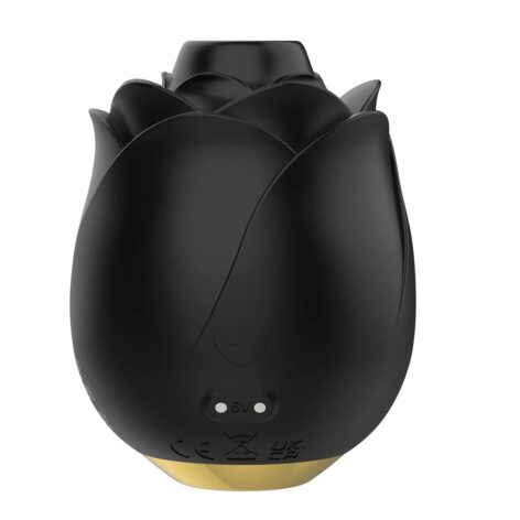 Hearts & Flowers Clitoral Suction Stimulator Black Rose