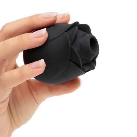 Hearts & Flowers Clitoral Suction Stimulator Black Rose