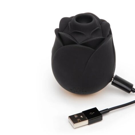 Hearts & Flowers Clitoral Suction Stimulator Black Rose