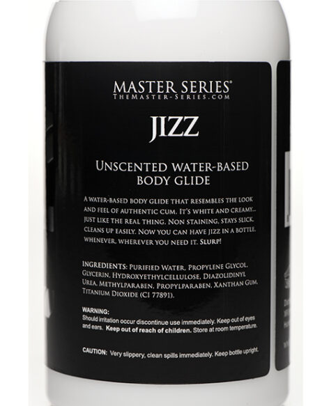 Jizz Cum Lubricant Unscented Water Based 16oz