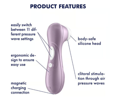 Satisfyer Pro 2 Air Pulse Clitoral Stimulator Violet