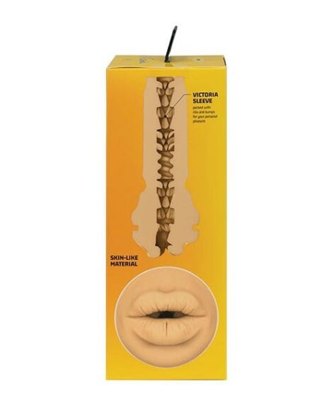 Victoria June Latina Mouth Stroker Feel Stars Beige, Kiiroo